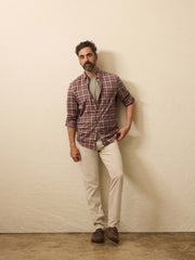 Coastline Knit Shirt - Redstone Forest Plaid (Tall)