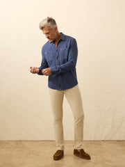 Field Knit Shirt - Blue Nights