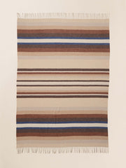 Brushed Recycled Cotton Blanket - Woodland Shore