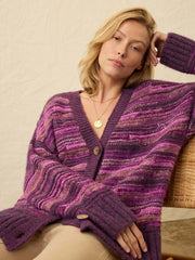 Cliffwalk Cardigan - Rose Dye Vines