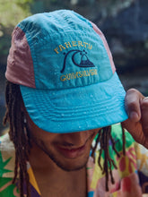 Faherty x Quiksilver 5-Panel Hat - Teal Sunrise Block