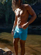 Faherty x Quiksilver Boardshort - Teal Sunrise Block