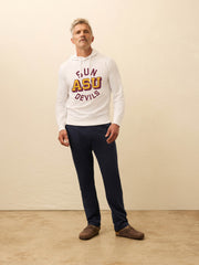 Arizona State University Sunwashed Slub Hoodie - White
