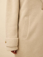 Atlantic Knit Coat - Oat Melange