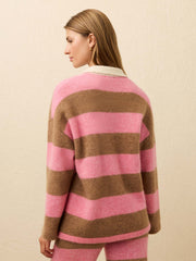 Apres Alpaca Polo - Pink Spritz
