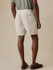 Essential Linen Short (6.5") - Weathered Sand