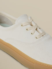 Faherty X Opie Way Deck Sneaker - Off White