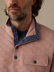 Epic Quilted Fleece Pullover - Hickory Point Heather