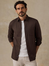 Coastline Knit Shirt - Brown Road Twill