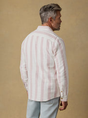 Belmar Workshirt - Sienna Cream Stripe