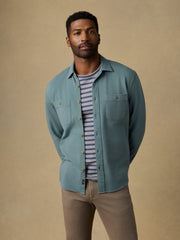 Field Knit Shirt - Aspen Green