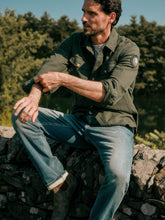 Faherty x Parks Project Tropic Surplus Shirt - Dark Pine