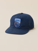 Faherty x Parks Project Big Sur Pinch Front Twill Hat - Navy
