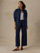 Cotton Hemp Utility Pant - Indigo Wharf Stripe