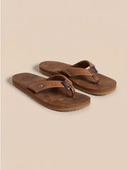 Faherty X REEF Drift Away Flip Flop - Dark Brown