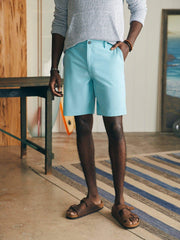 Belt Loop All Day Shorts (9") - Turquoise Sky