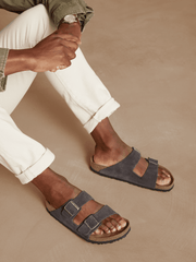 Birkenstock Men's Arizona Soft Footbed - Velvet Gray
