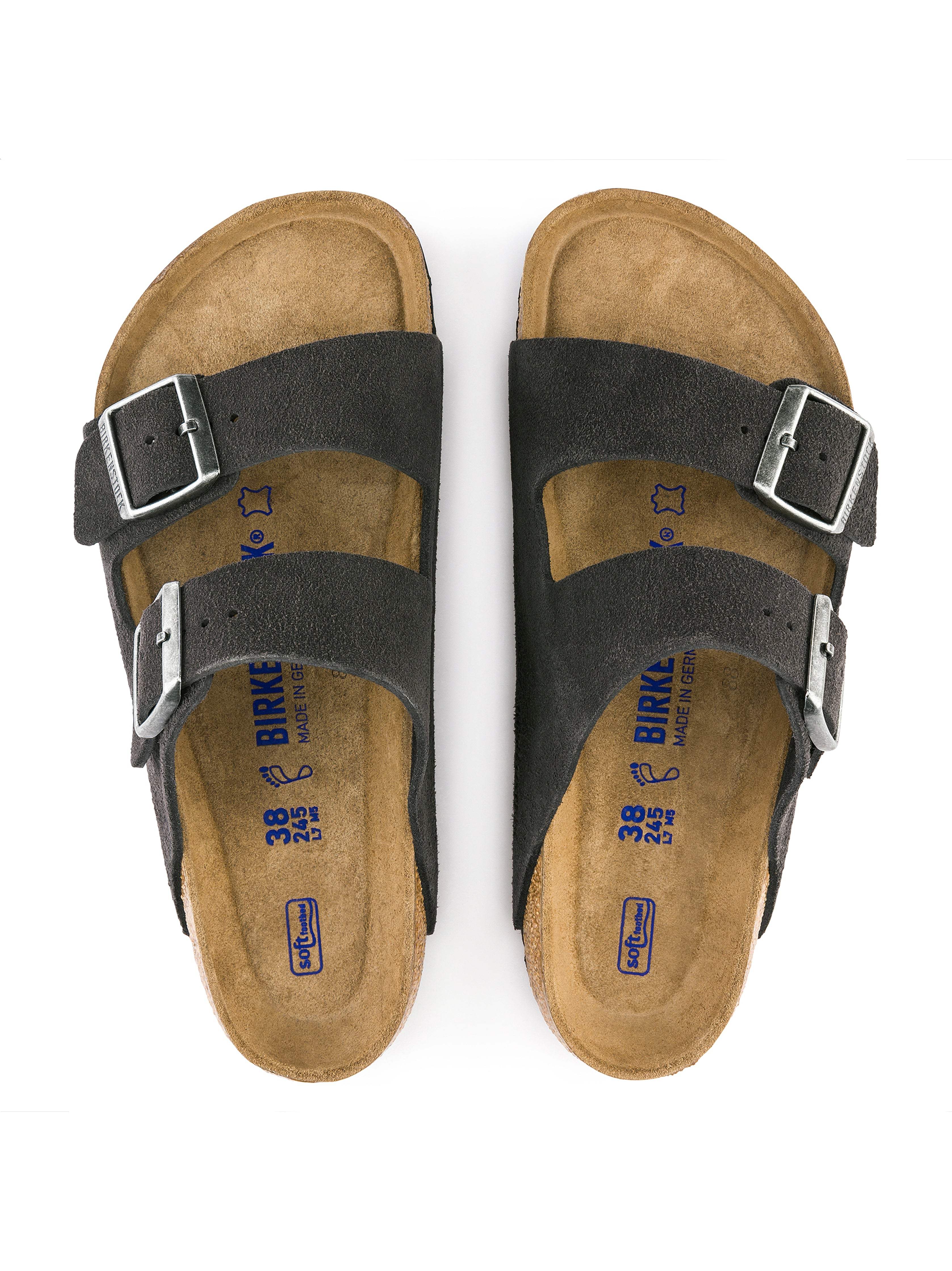 Birkenstock Men's Arizona Soft Footbed - Velvet Gray