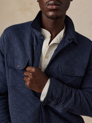 Epic Quilted Fleece CPO - Navy Melange