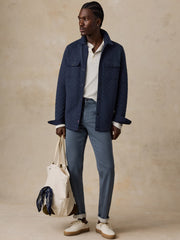 Epic Quilted Fleece CPO - Navy Melange