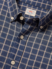 Coastline Knit Shirt - Twilight Check