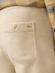 Corduroy Drawstring Utility Short - Plaza Stone