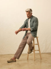 Coastline Knit Shirt - Forest Road Gingham