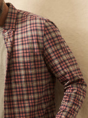 Coastline Knit Shirt - Redstone Forest Plaid (Tall)