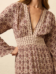 Dakota Dress - Sunrise Azulejos Mixed Print