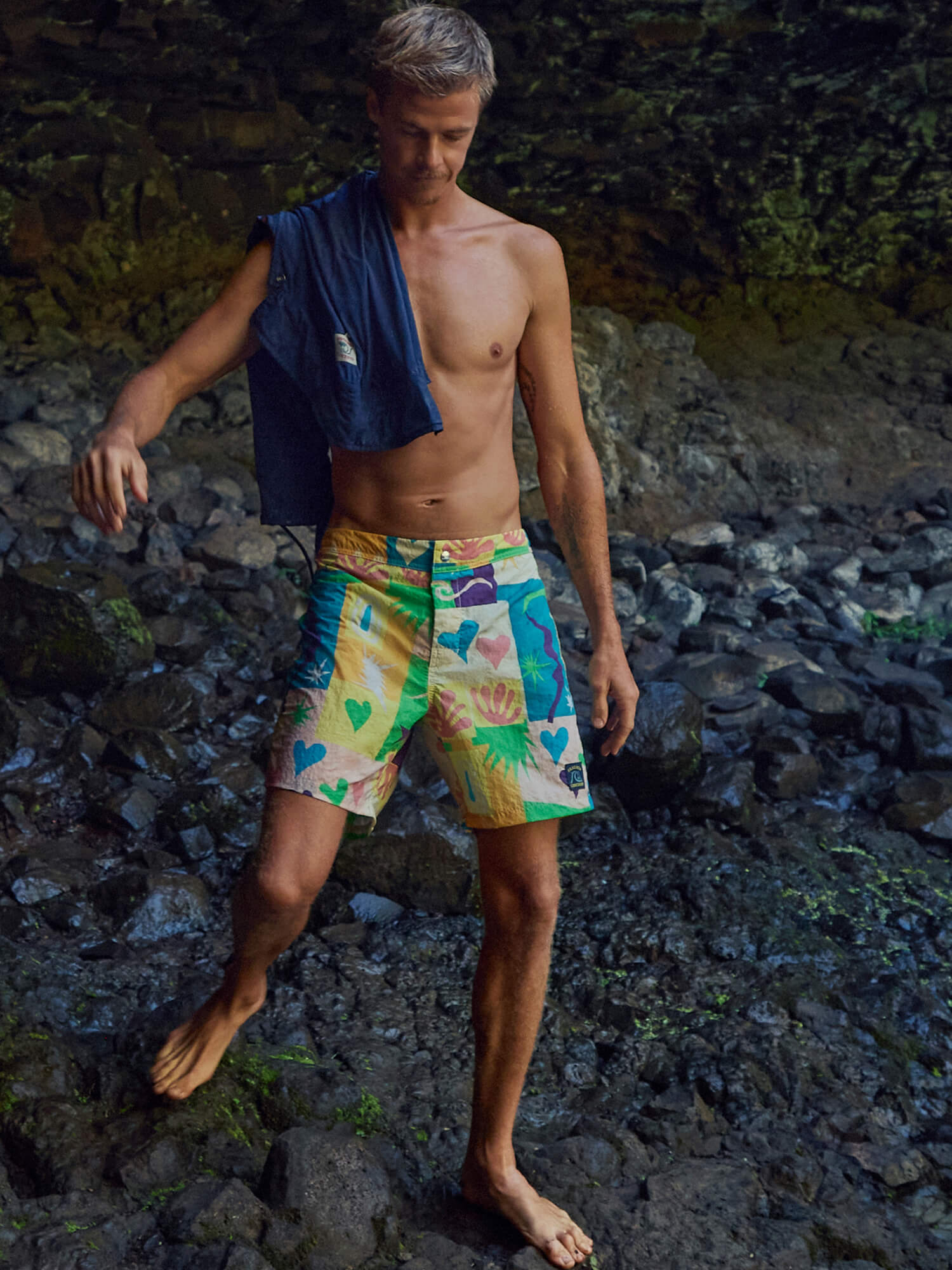 Faherty x Quiksilver Boardshort - Sunshine Coast Tile