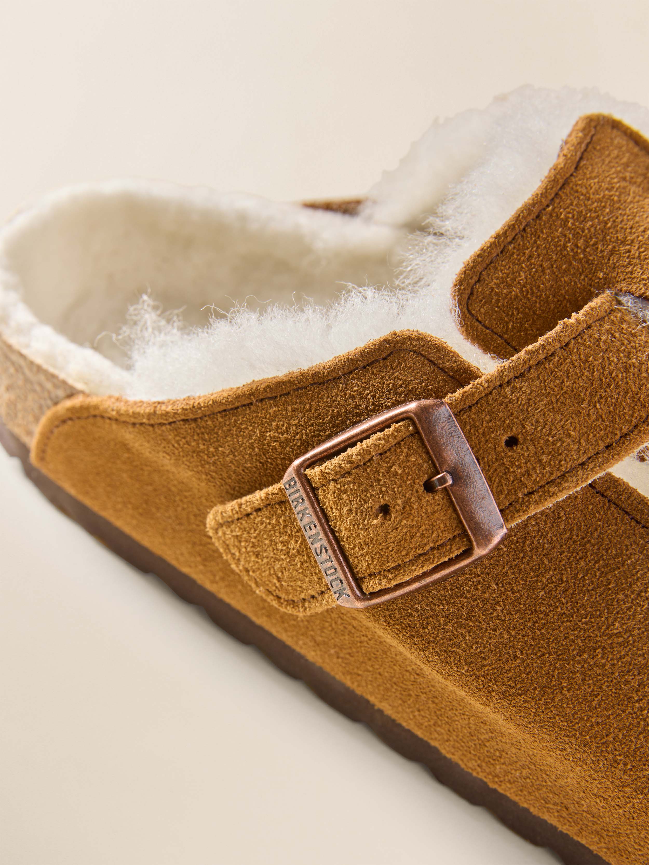 Birkenstock Women's Sherling Boston - Mink