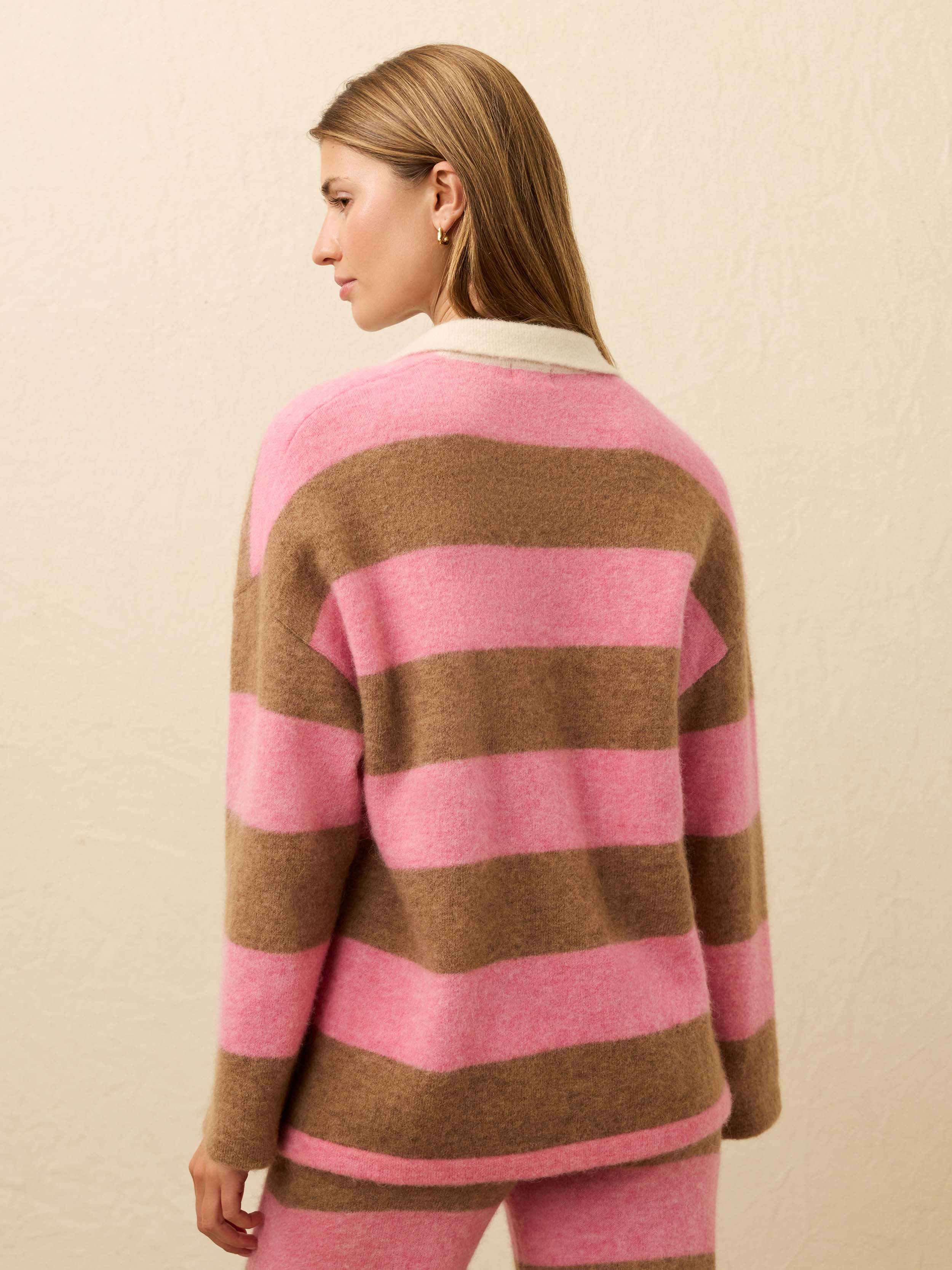 Apres Alpaca Polo - Pink Spritz