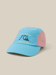 Faherty x Quiksilver 5-Panel Hat - Teal Sunrise Block