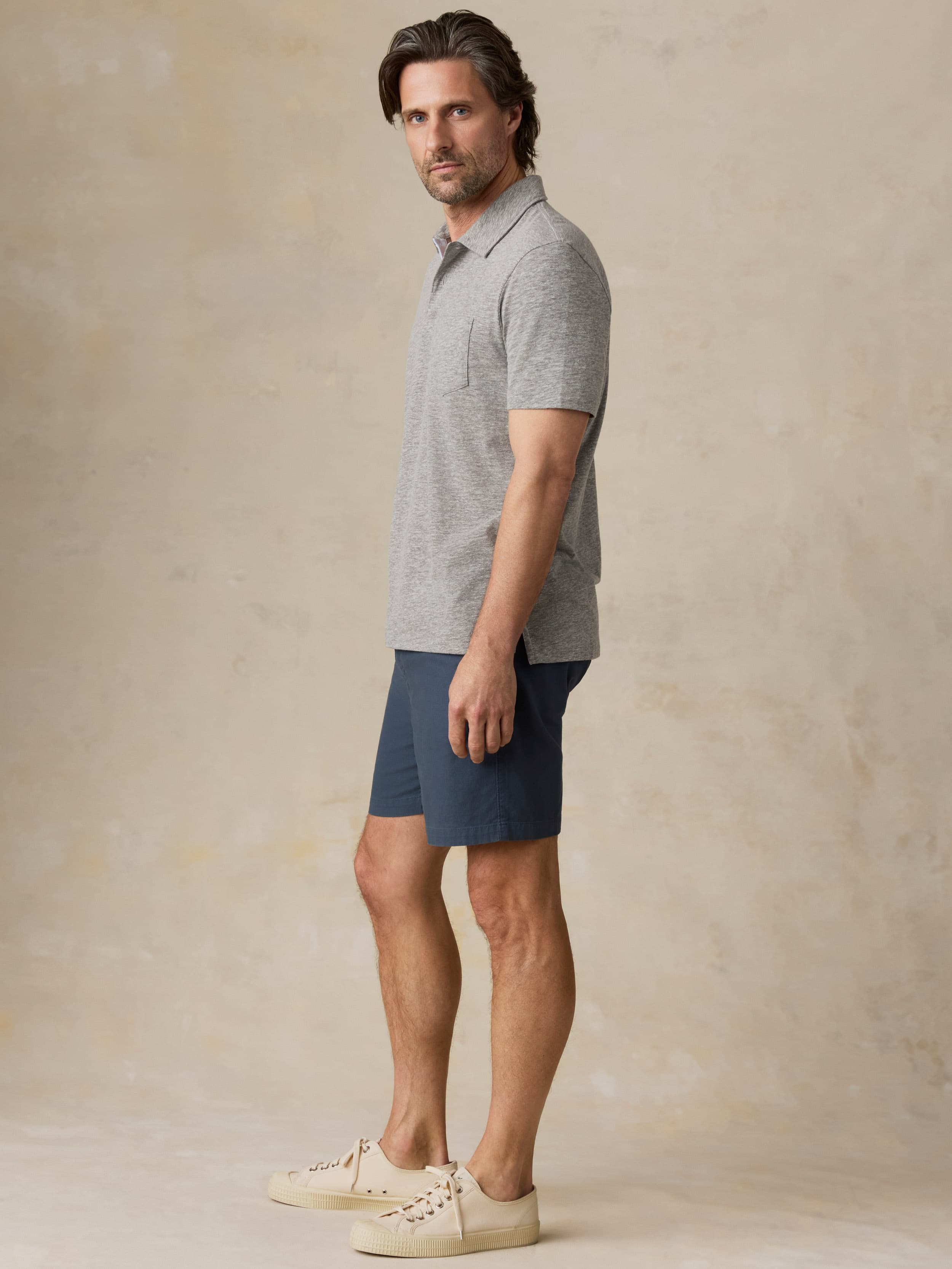Essential Drawstring Short - Blue Nights