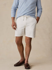 Essential Drawstring Short - Boneyard White