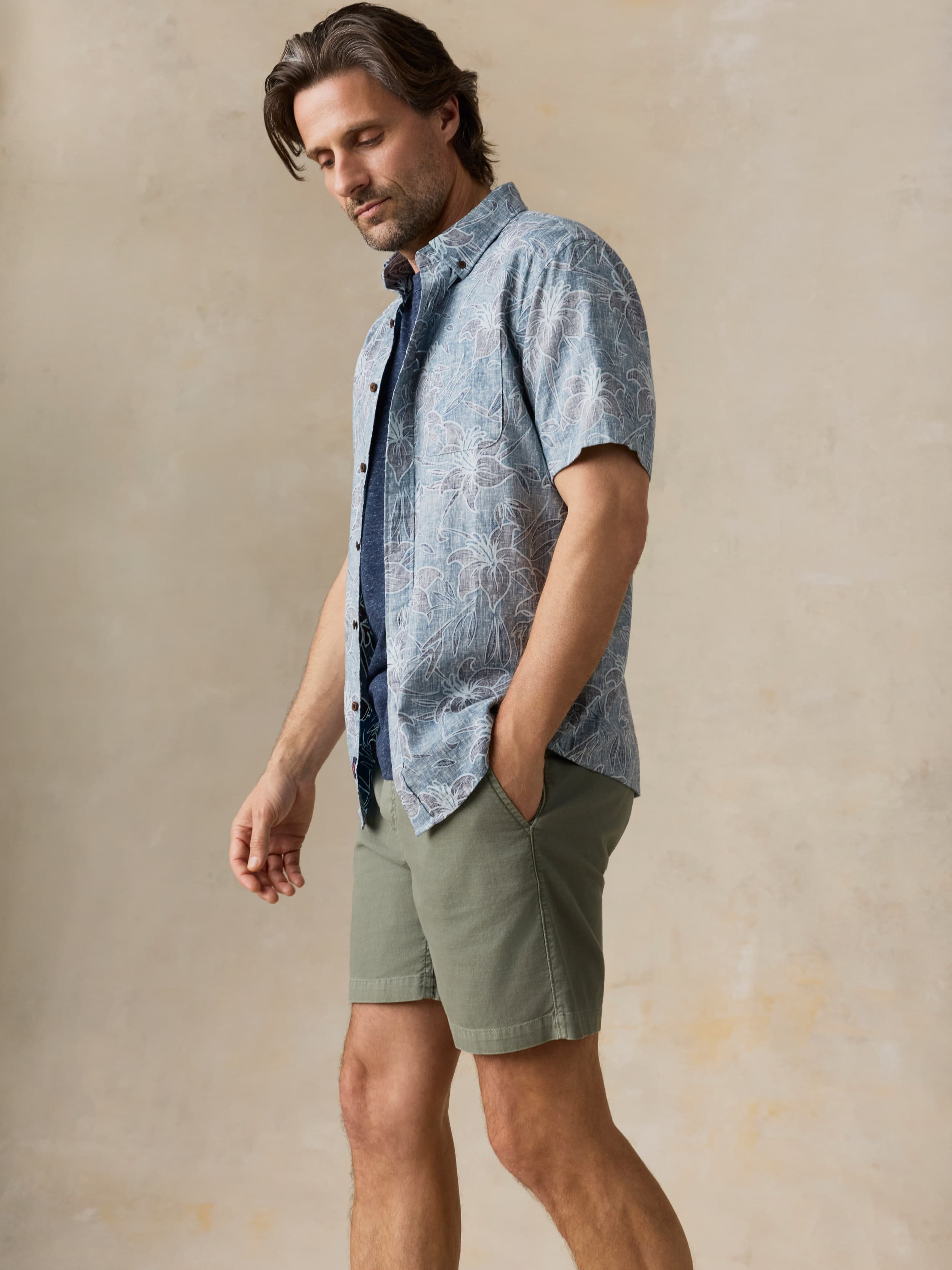 Essential Drawstring Short - Desert Olive