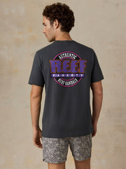 Faherty x REEF Sunwashed Graphic Tee - Graphite