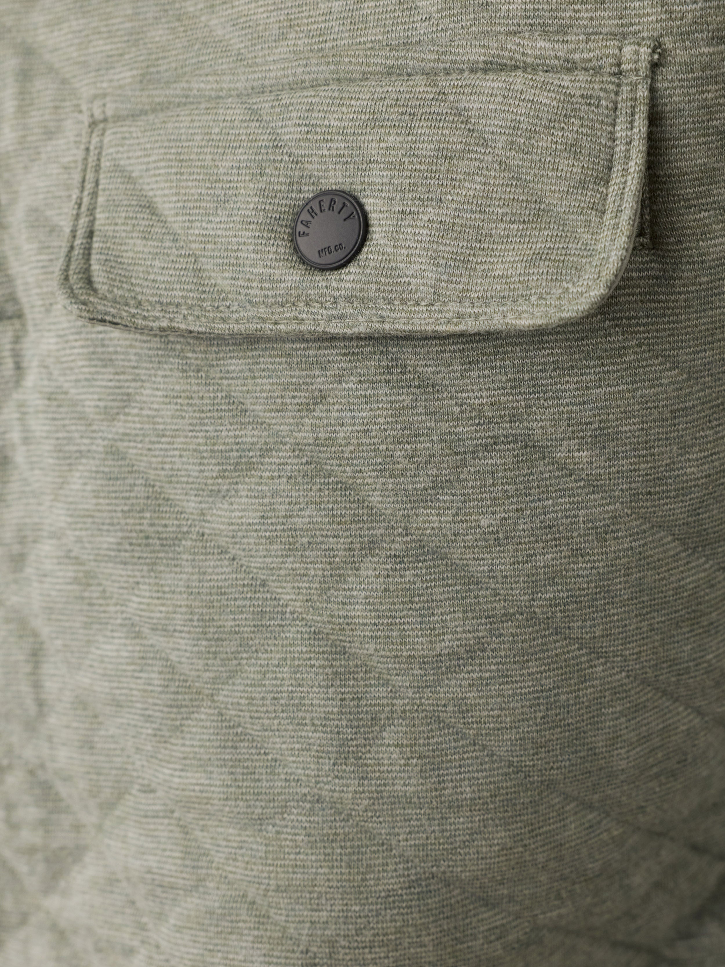 Epic Quilted Fleece Pullover - Pine Rock Heather