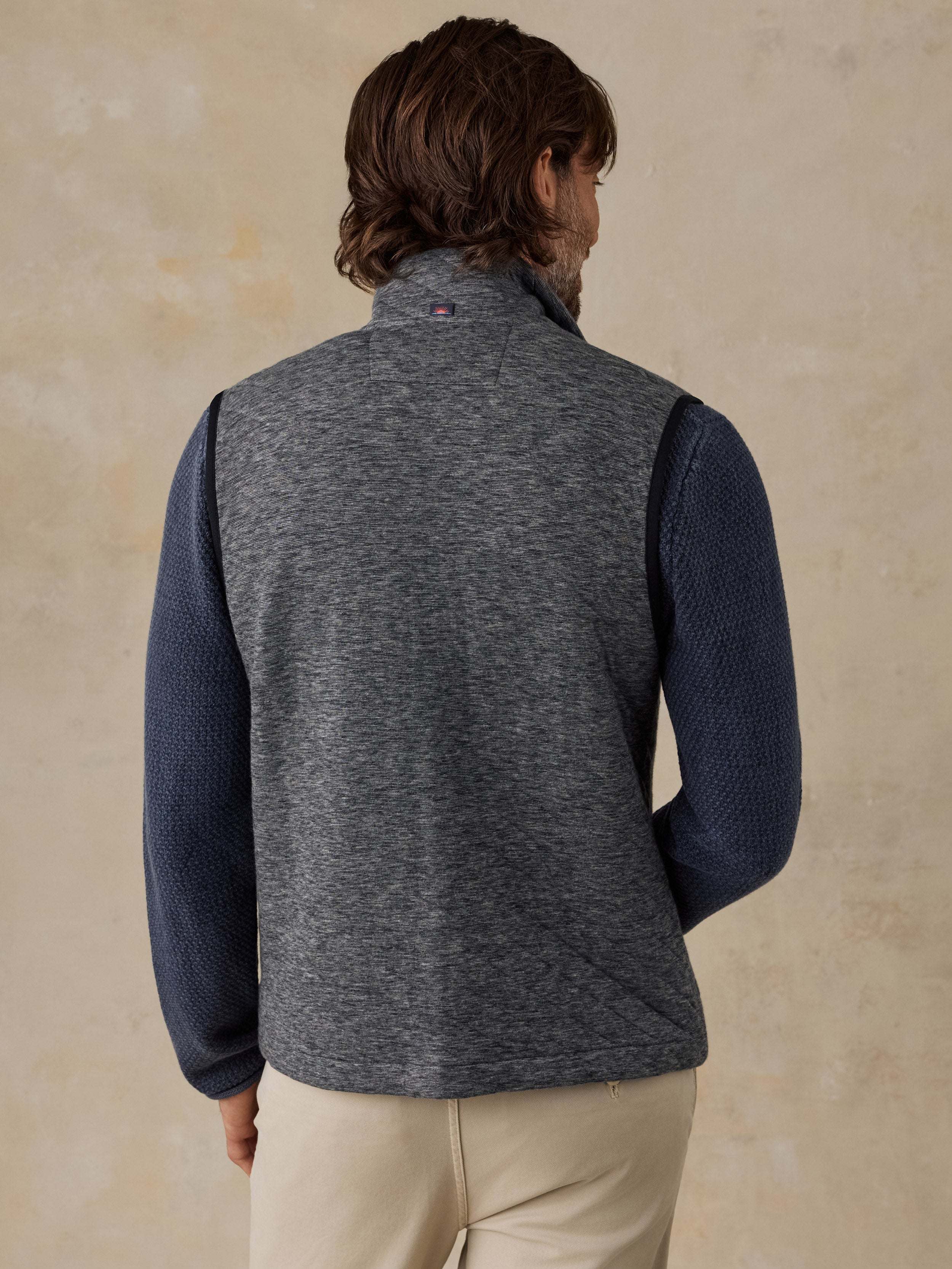 Epic Quilted Fleece Vest - Graphite Cloud Heather