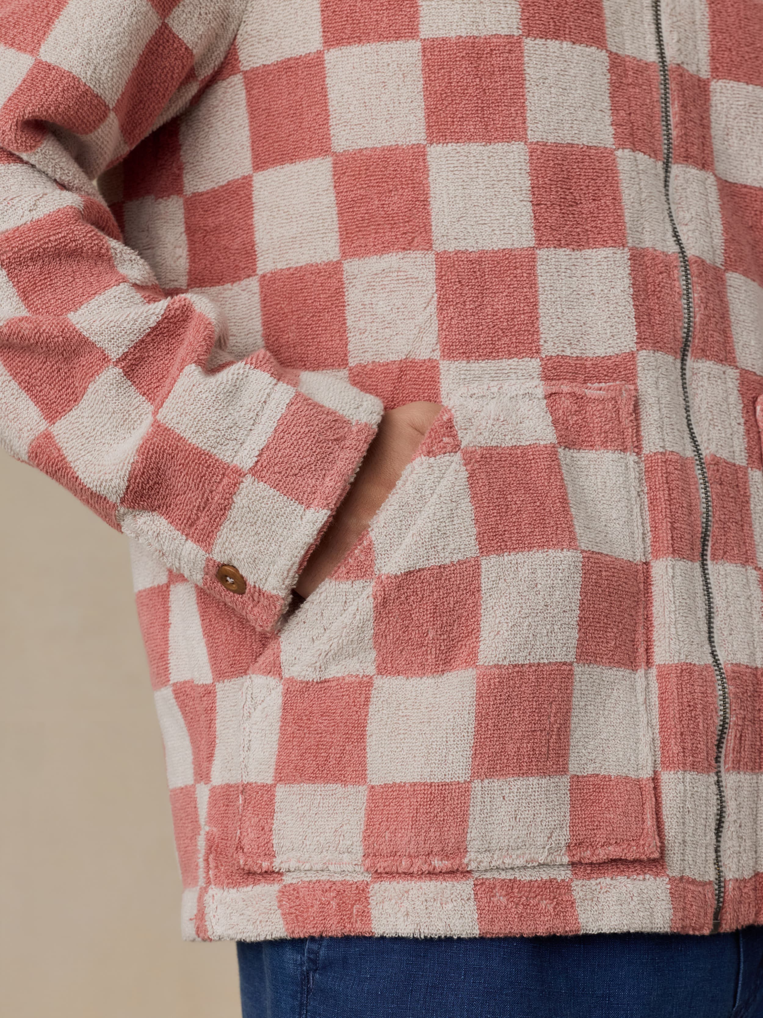 Cabana Apres Jacket - Red Shell Buffalo