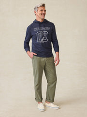 Columbia Sunwashed Slub Hoodie - Blue Nights