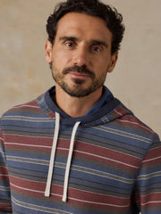Byron Bay Hoodie - Nighttime Cherry Stripe