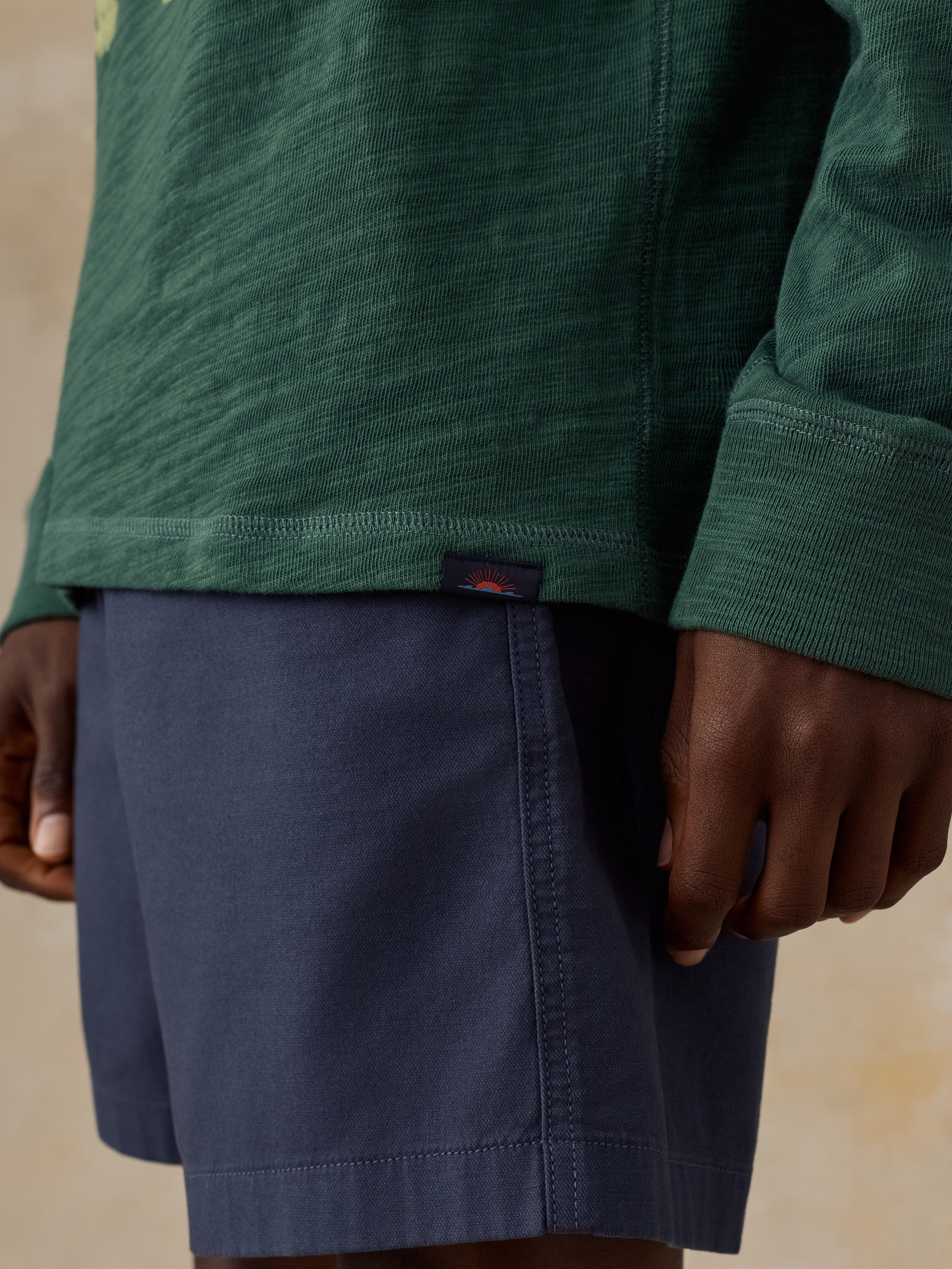 Faherty x Parks Project NYC Parks Sunwashed Organic Hoodie - Forest