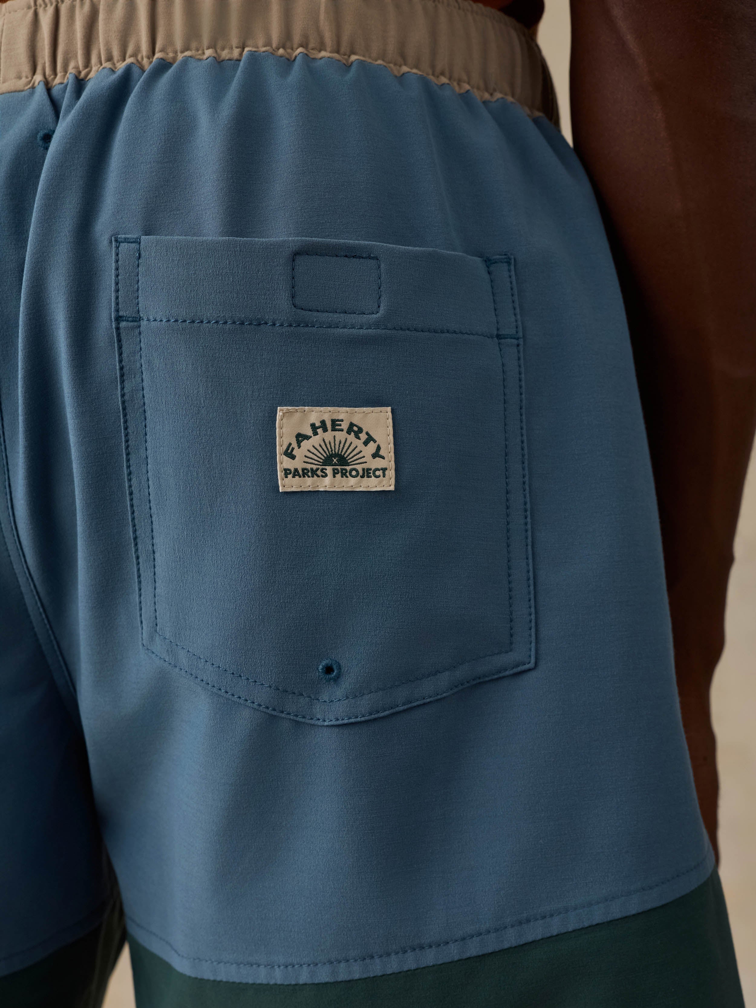 Faherty x Parks Project All Day™ Trunk (6") - Camp Lake Combo
