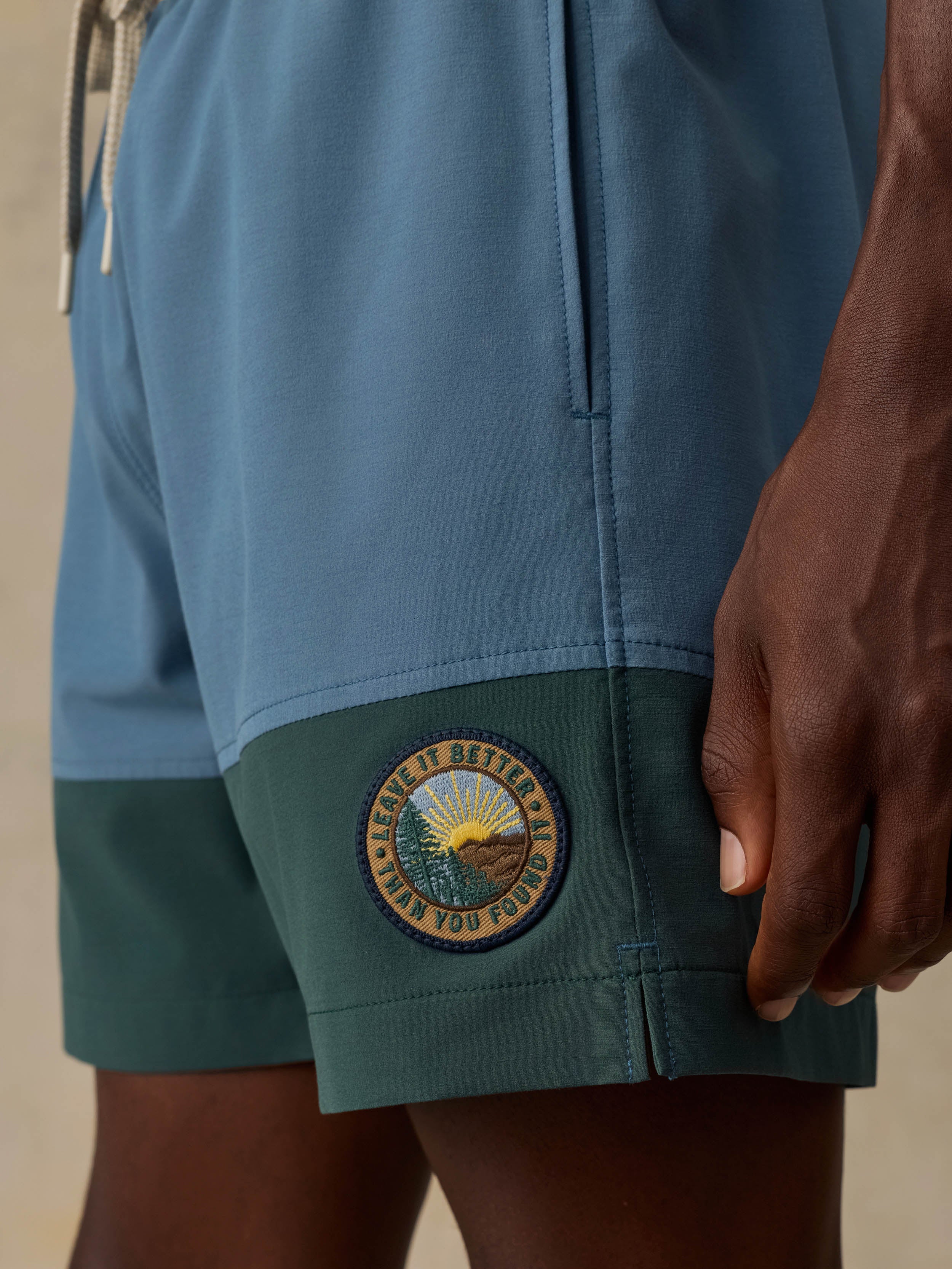 Faherty x Parks Project All Day™ Trunk (6") - Camp Lake Combo