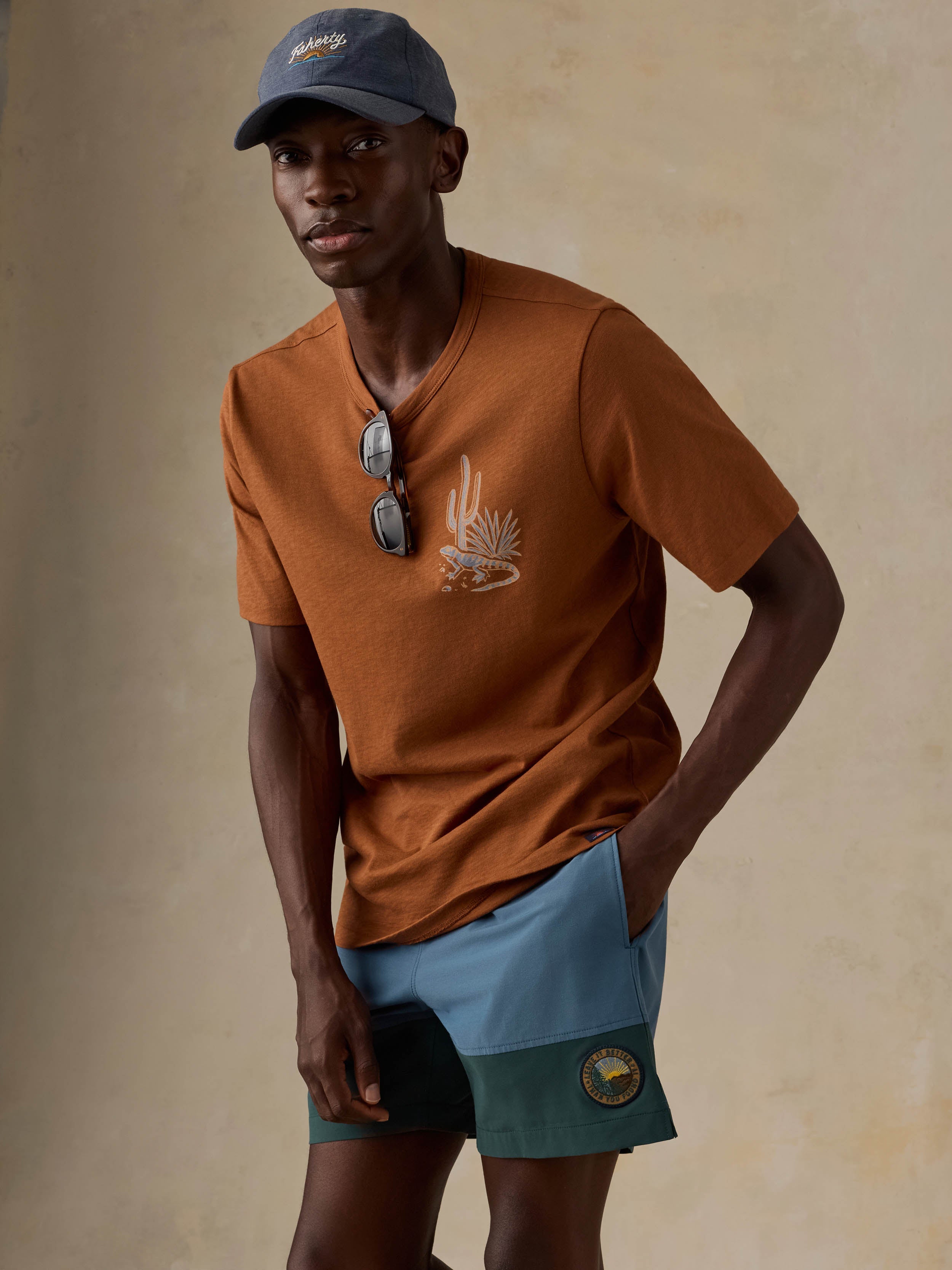 Faherty x Parks Project All Day™ Trunk (6") - Camp Lake Combo