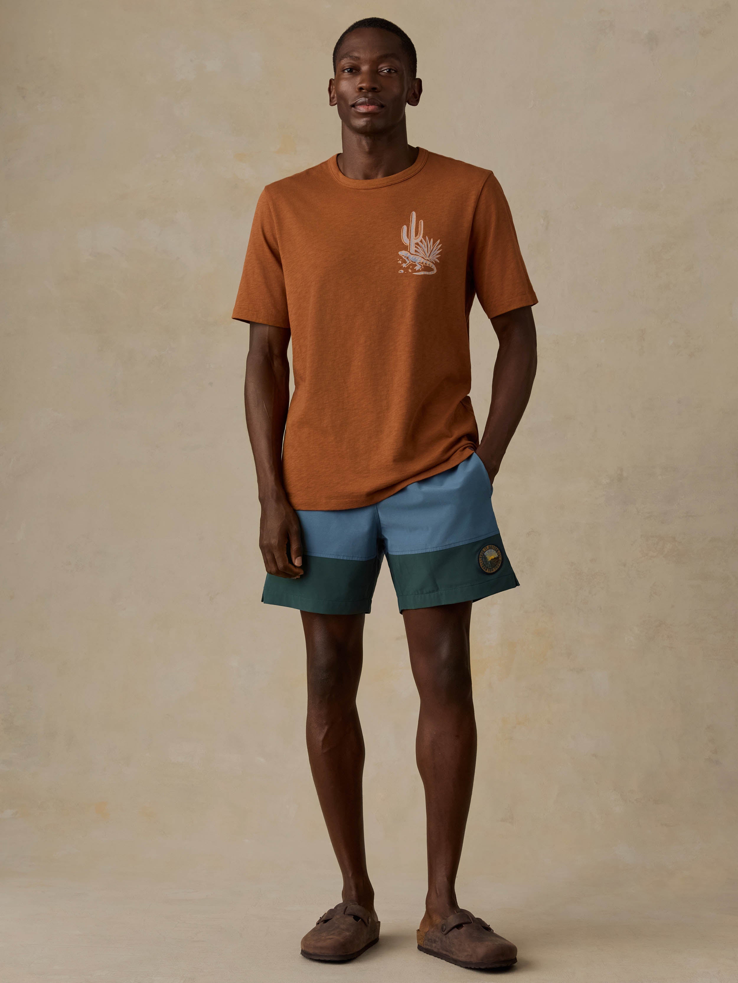 Faherty x Parks Project All Day™ Trunk (6") - Camp Lake Combo
