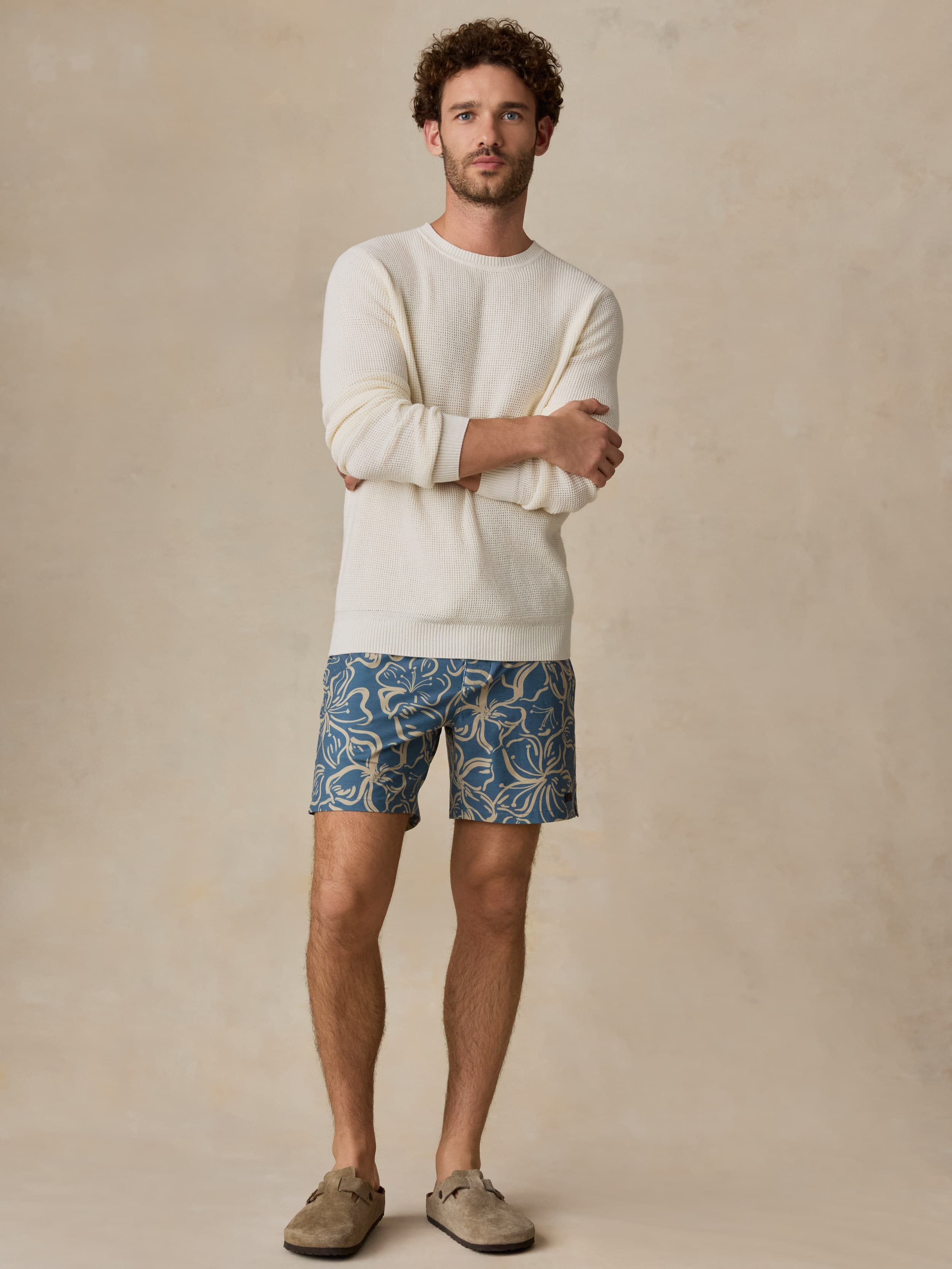 All Day™ Boardshort - Aqua Sand Blossom