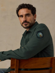 Faherty x Parks Project Tropic Surplus Shirt - Dark Pine