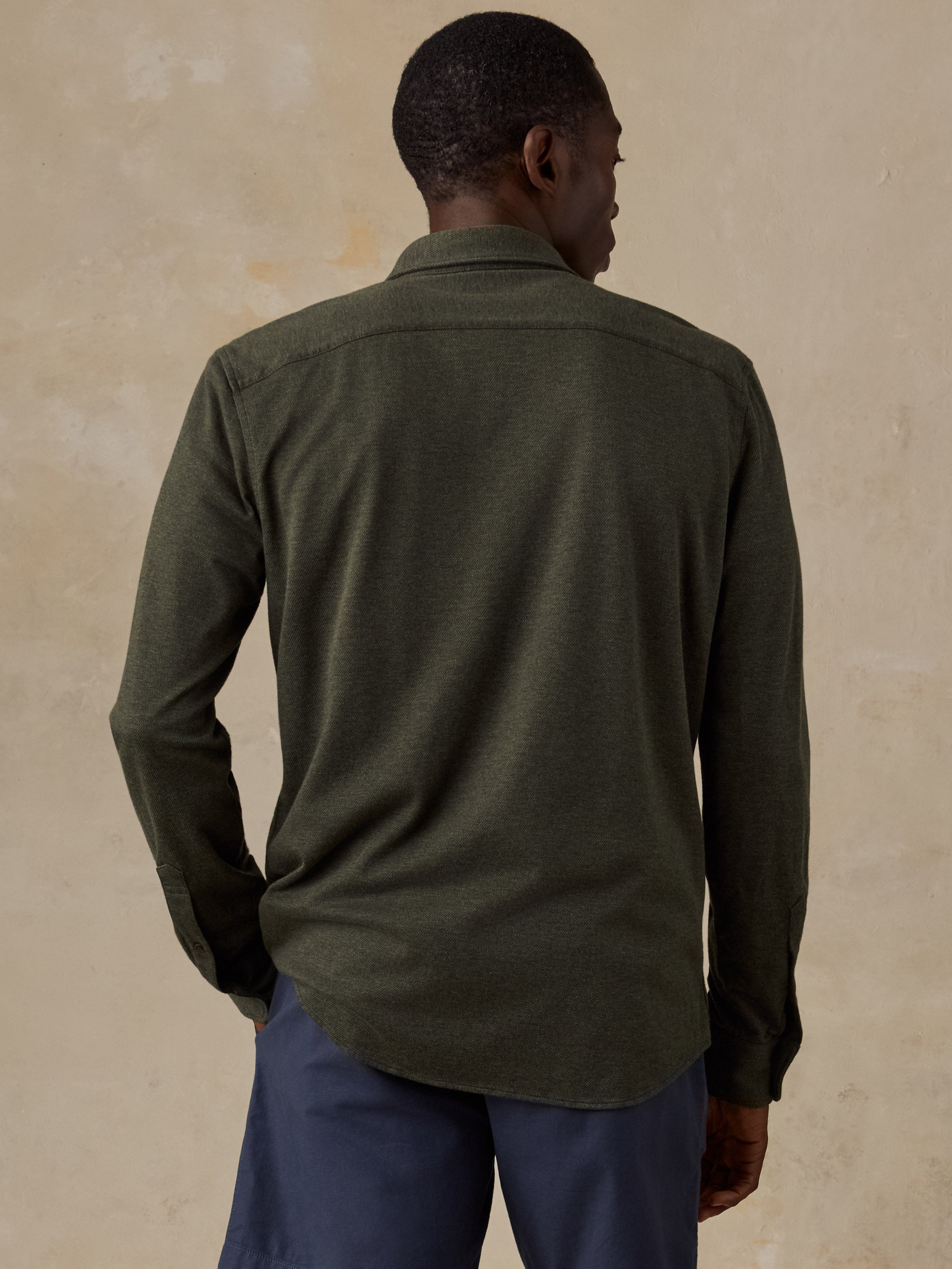 Coastline Knit Shirt - Forest Canyon Twill